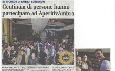 Centinaia di persone hanno partecipato ad AperitivAmbra