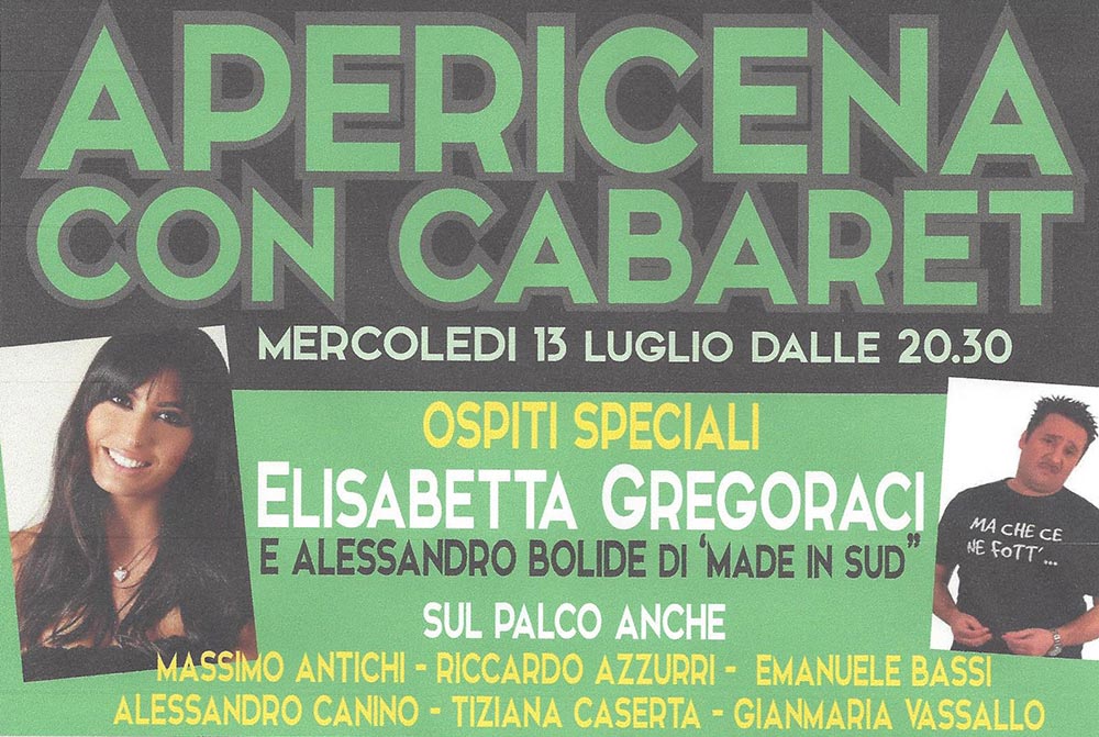 Apericena con cabaret