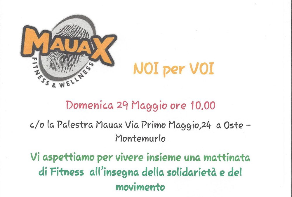 Mauax – Una mattinata di Fitness all’insegna della solidarietà e del movimento