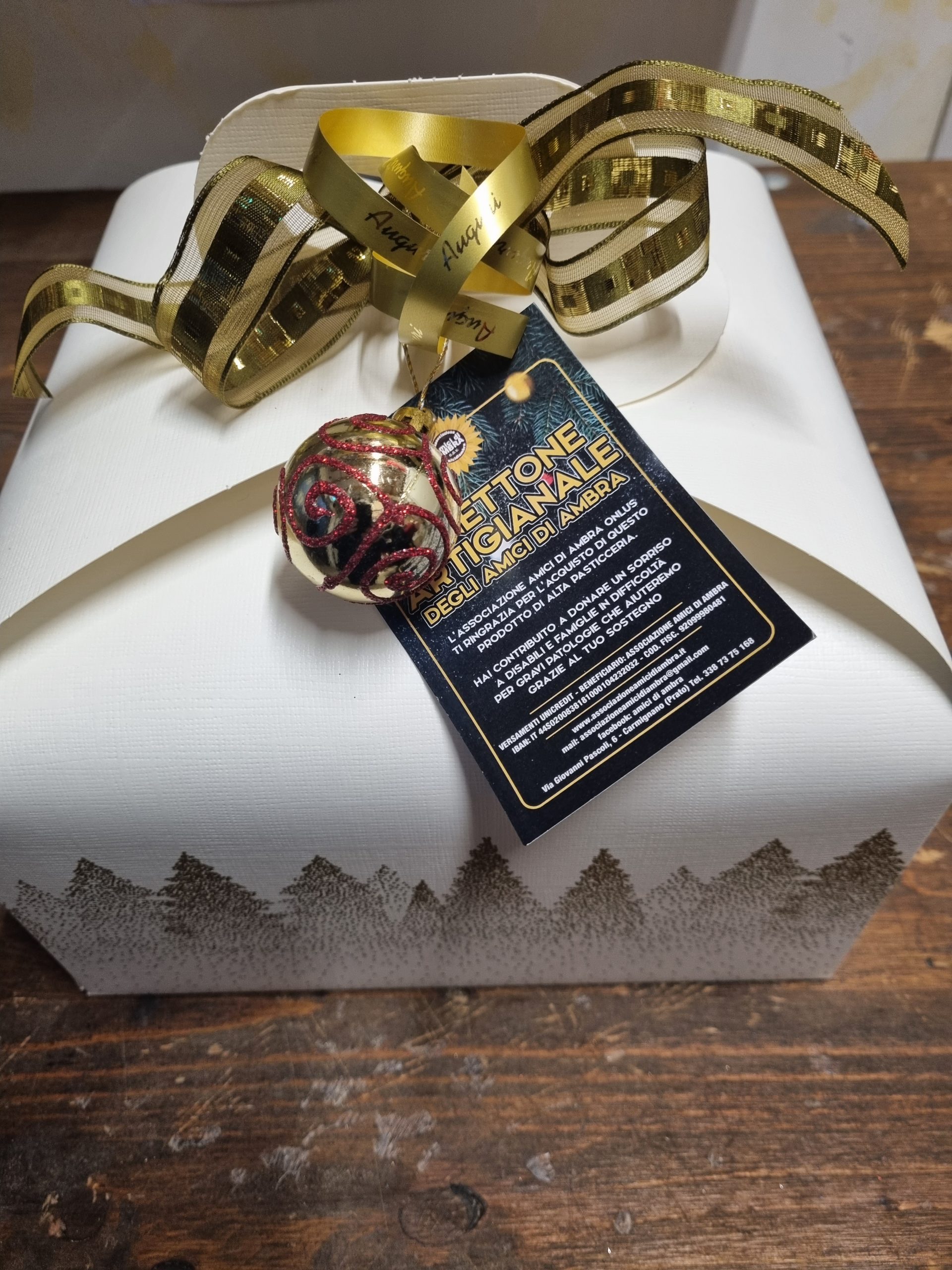 Panettone Artigianale Uvetta e Canditi da gr.750 in Confezione Natalizia (Copy) (Copy)