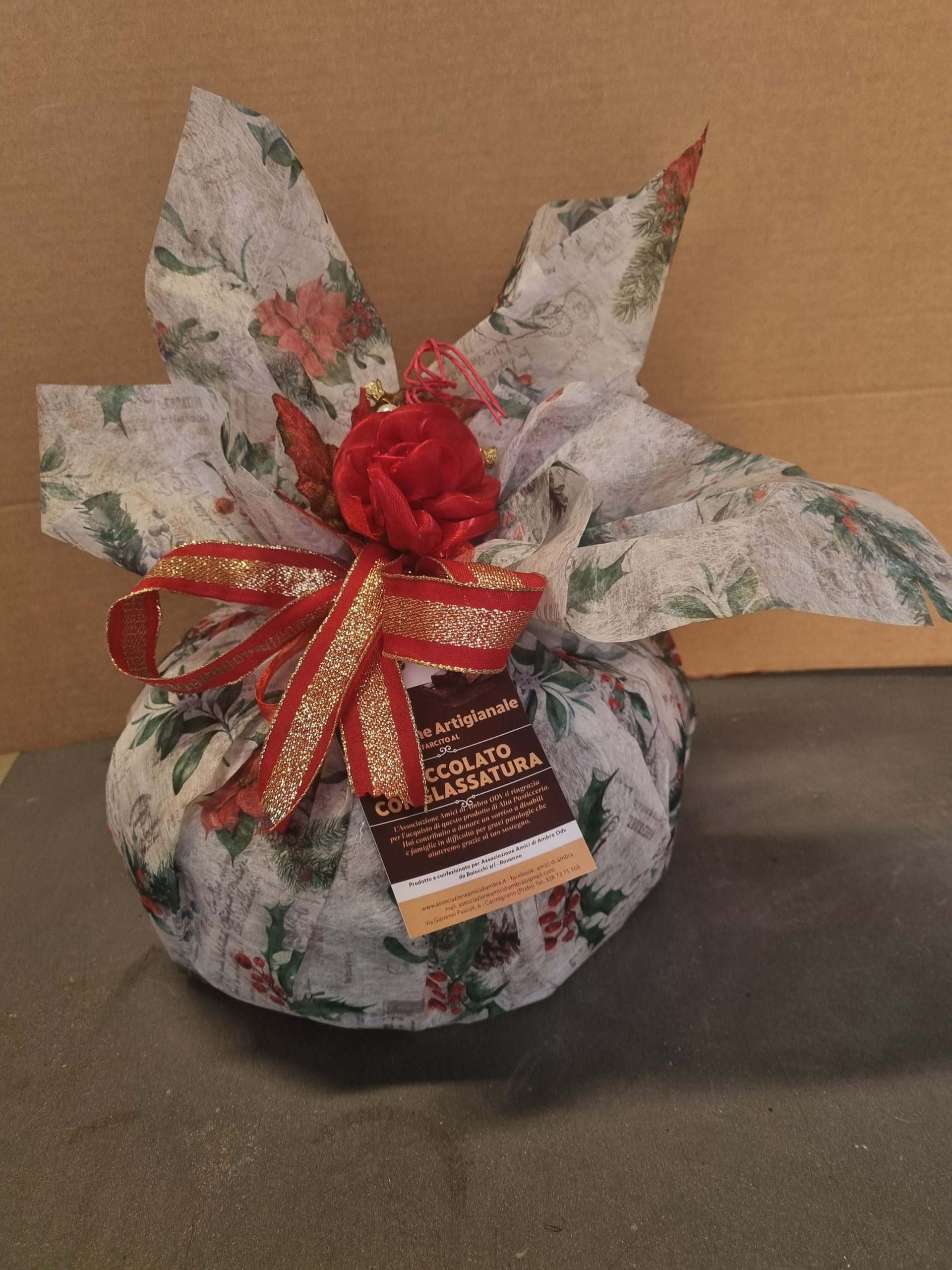 Panettone Artigianale Uvetta e Canditi da gr.750 in Confezione Natalizia (Copy) (Copy) - immagine 8